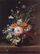 Flowers in a Vase, Rachel Ruysch